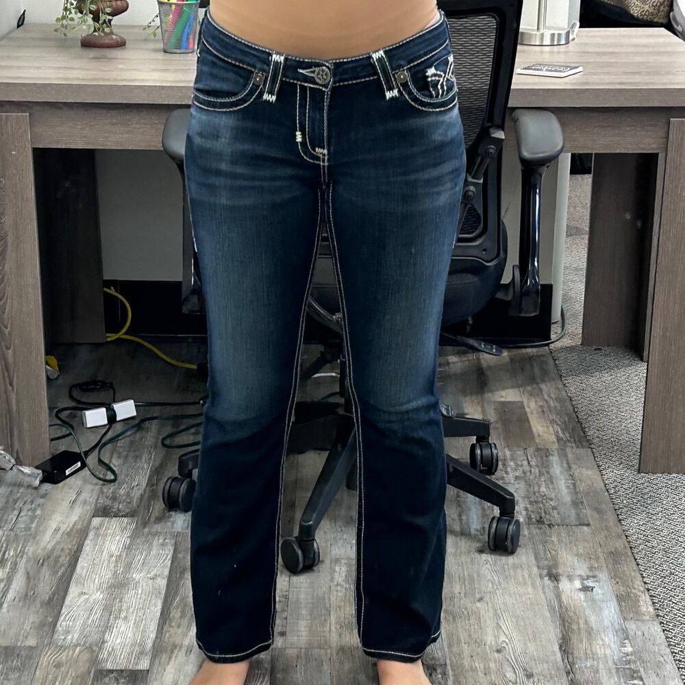 Big Star Liv Boot Jeans Low Rise Blue 28